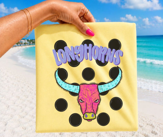 Longhorns (Polka Dot Mascots) - DTF