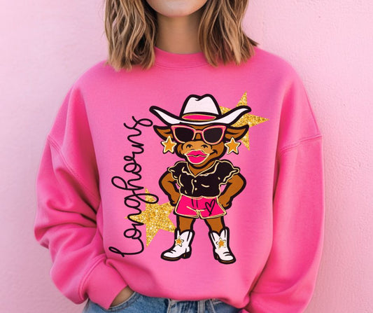 Longhorns (Glitzy Mascots) - DTF