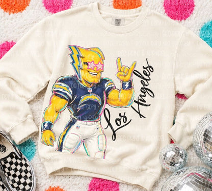 LA Chargers (Rockin NFL Mascot) - DTF