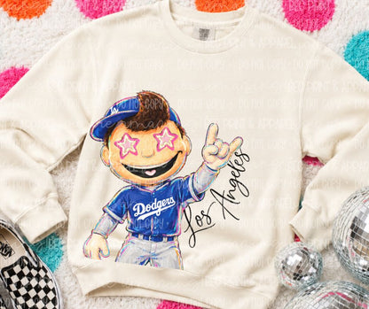 Los Angeles Dodgers (Rockin MLB Mascot) - DTF