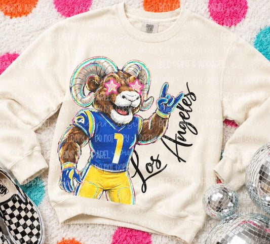 LA Rams (Rockin NFL Mascot) - DTF