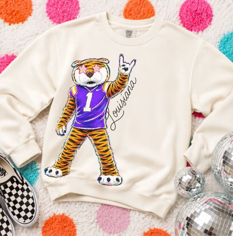 Louisiana (Rockin Mascot College) - DTF