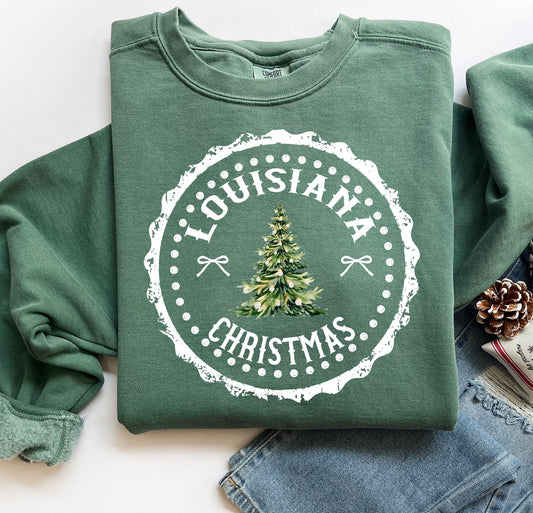 Louisiana (Christmas State Stamp) - DTF
