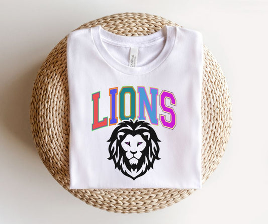 Lions (multi-colored mascot) - DTF