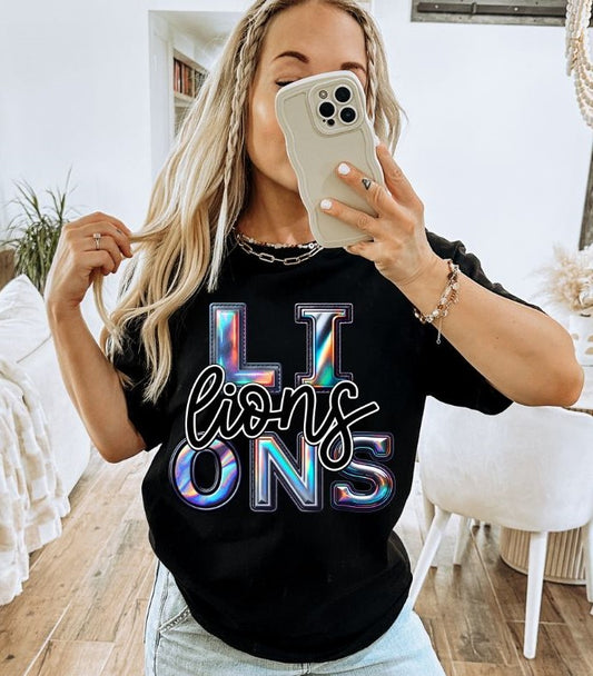 Lions (Holographic Mascots) - DTF