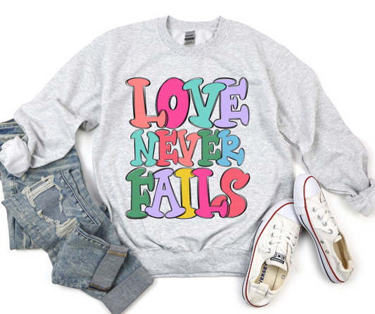 Love Never Fails - DTF