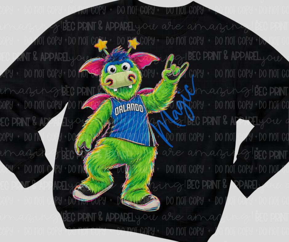 Magic (Rockin NBA Mascot) - DTF