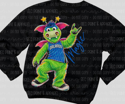 Magic (Rockin NBA Mascot) - DTF
