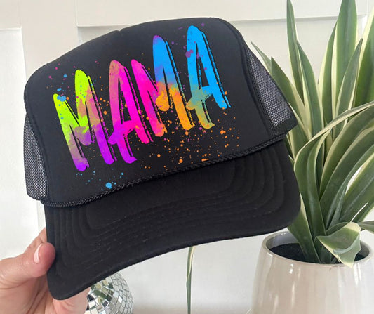 Mama (Bright Colored Graffiti Style Words) - DTF
