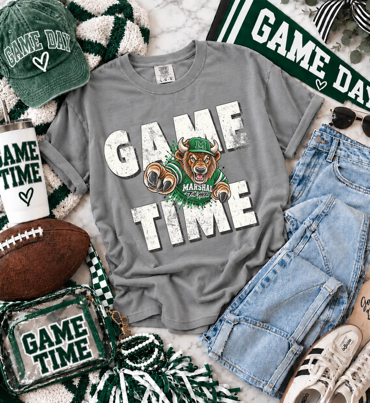 Marshall (Distressed Game Time Mascots) - DTF