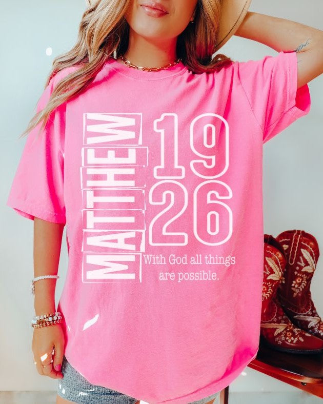 Matthew 19:26 - DTF