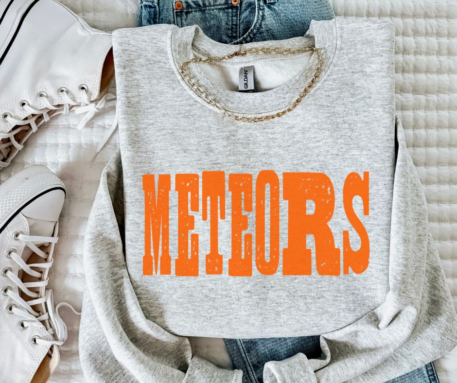 Meteors - Orange (Mixed Up Mascot) - DTF