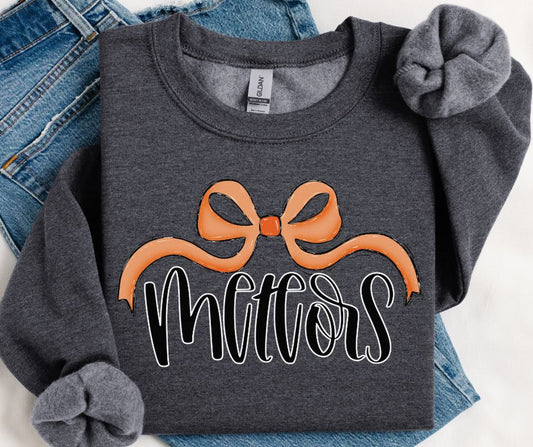 Meteors (Orange Bow) - DTF