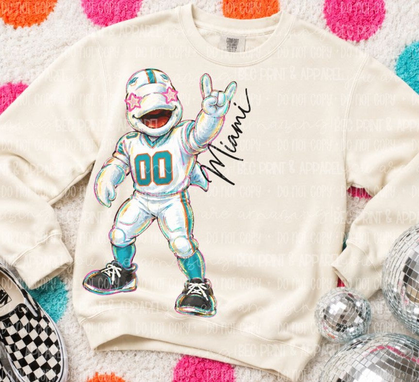 Miami (Rockin NFL Mascot) - DTF