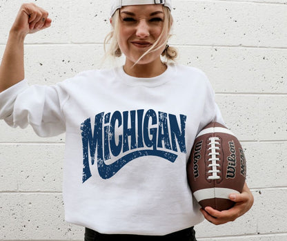 Michigan State (College Simple Vintage Style) - DTF