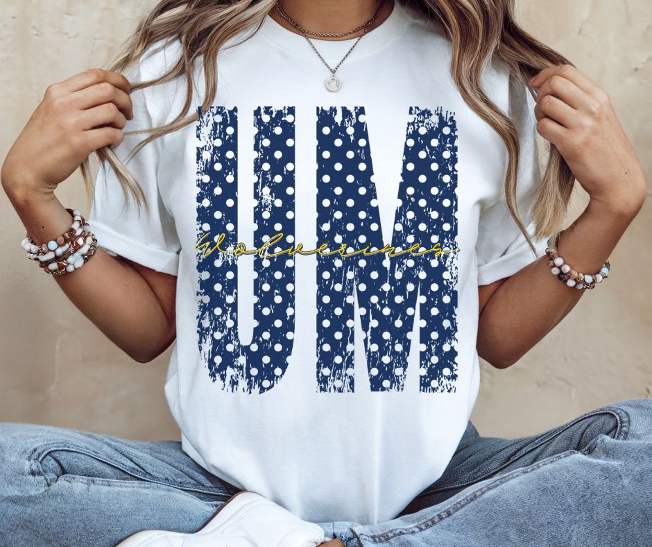 Michigan (Polka Dot College) - DTF
