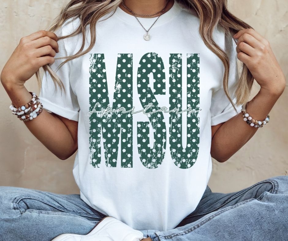 Michigan State (Polka Dot College) - DTF