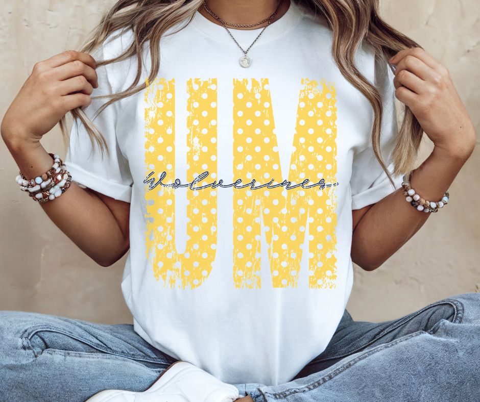 Michigan (Polka Dot College) - DTF