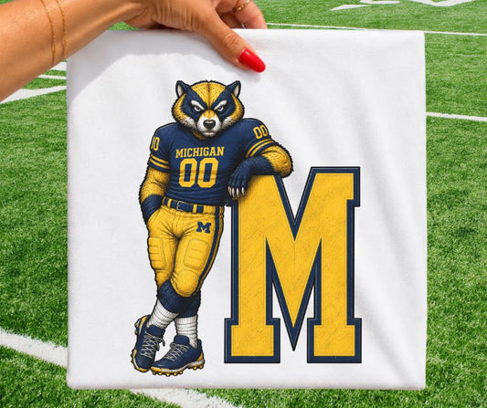 Michigan (Leaning Mascots) - DTF