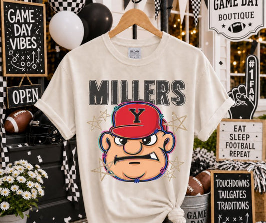 Millers (Grunge Varsity Mascot) - DTF