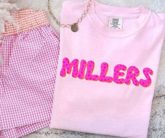 Millers (Pink Bubble Stars Mascot) - DTF