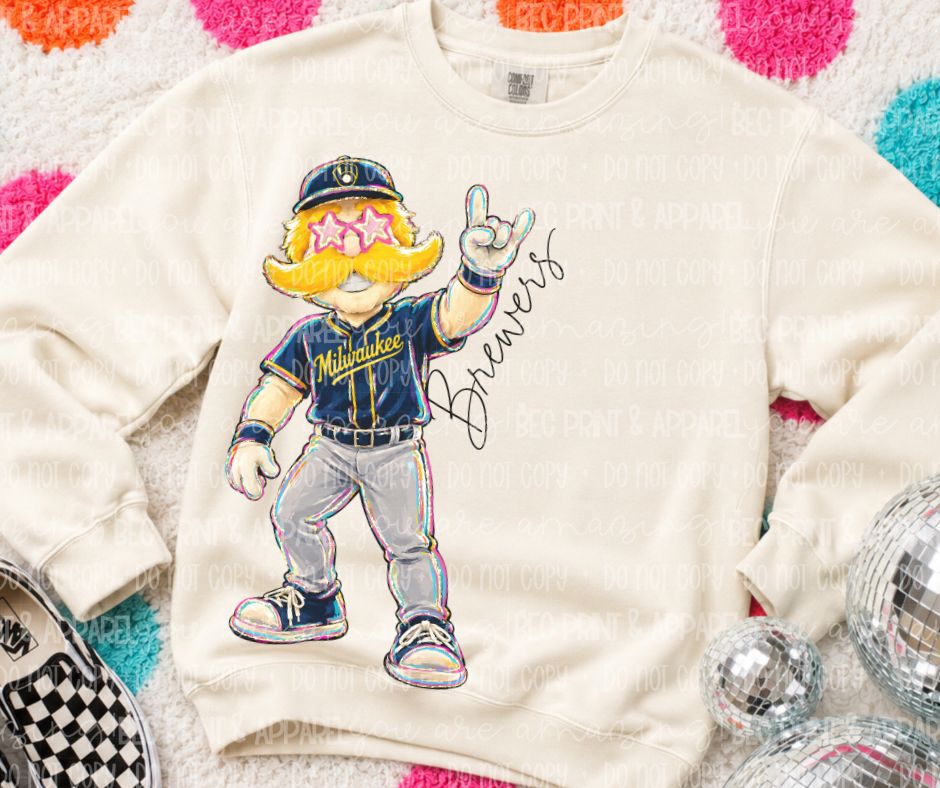 Brewers (Rockin MLB Mascot) - DTF