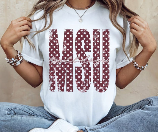 Mississippi State (Polka Dot College) - DTF