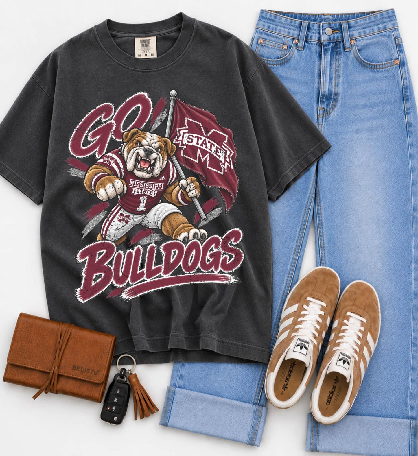 Mississippi (Vintage Distressed Go Mascots) - DTF