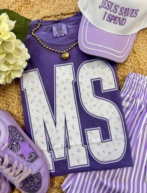 Mississippi (Purple Floral State) - DTF