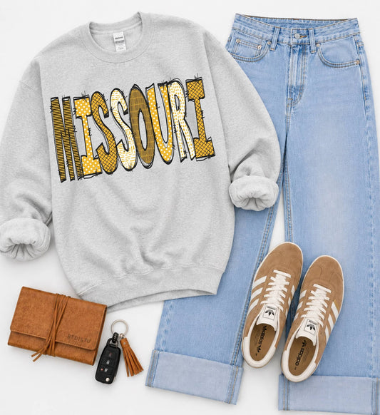 Missouri (Doodle Pattern College) - DTF