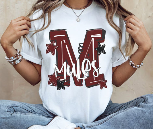 Mules - Maroon (Hype Squad Mascots) - DTF