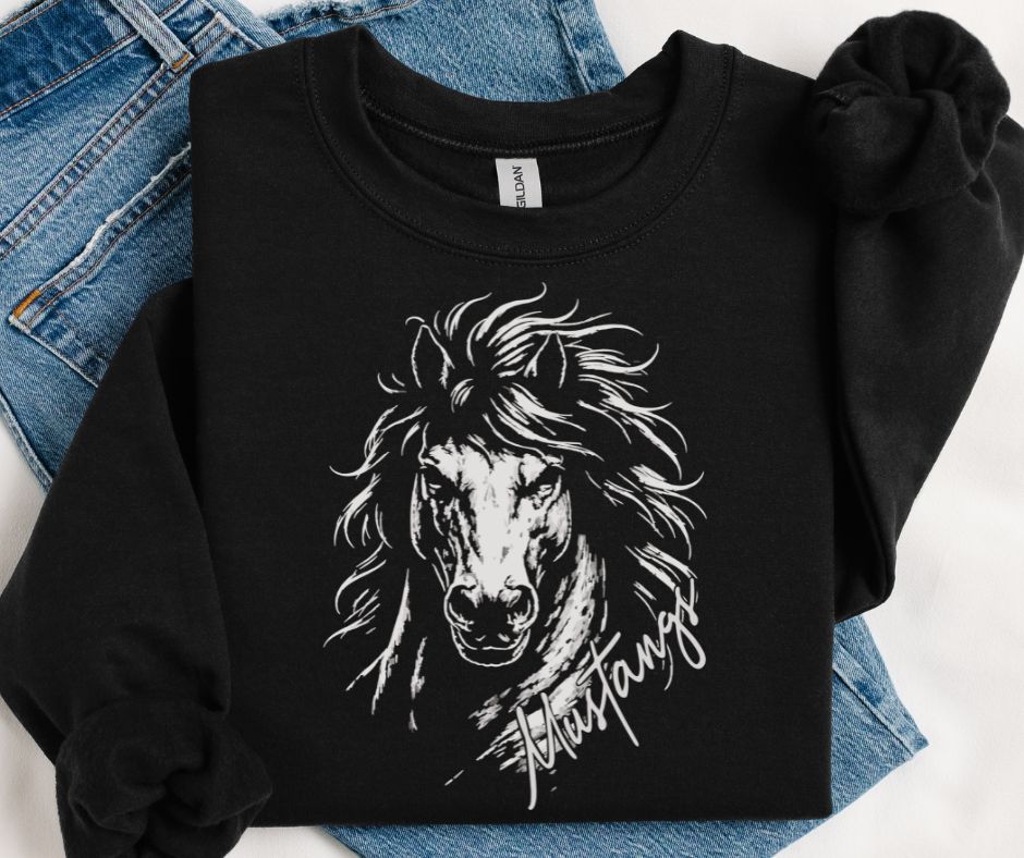 Mustangs (Aggressive Mascot) - DTF