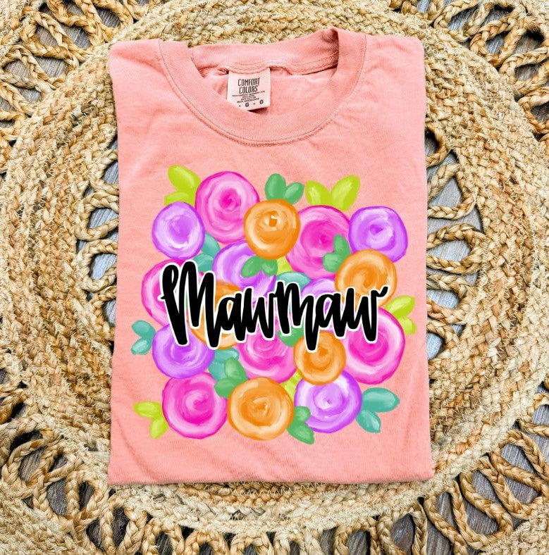 Mawmaw (Mother's Day Floral) - DTF