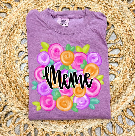 Meme (Mother's Day Floral) - DTF