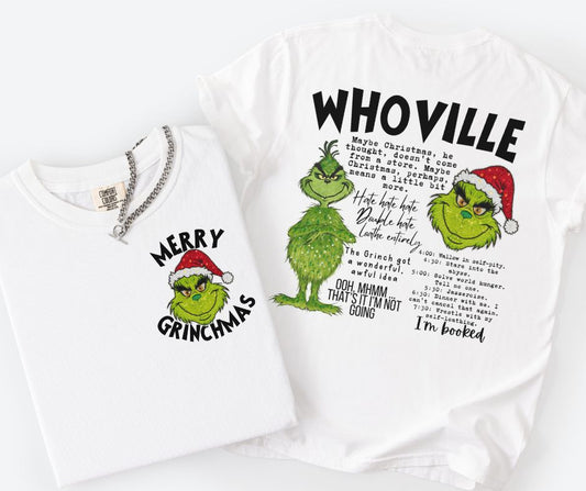 Whoville Merry G (2-in-1 front/back transfer) - DTF