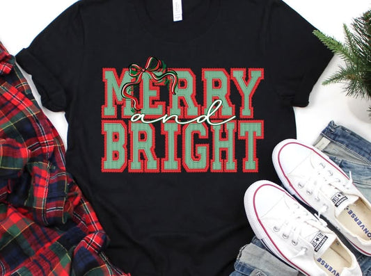 Merry and Bright (Prepster) - DTF