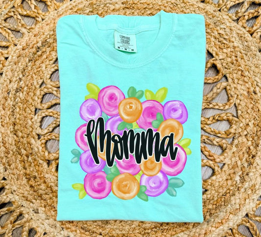 Momma (Mother's Day Floral) - DTF