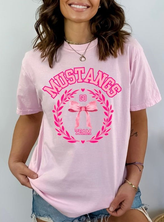 Mustangs (Coquette Pink Bows) - DTF