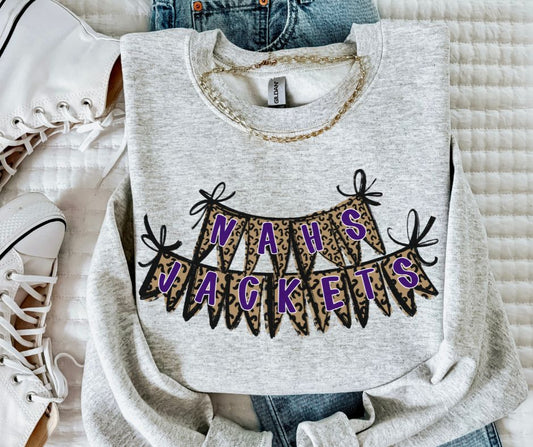 Jackets - NAHS - Leopard (Spirit Pennants) - DTF