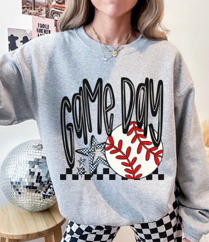 Game Day Stars (Baseball - Navy) - DTF