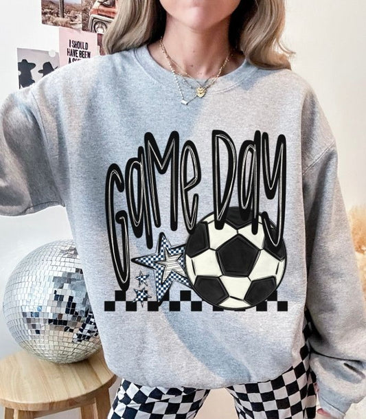 Game Day Stars (Soccer - Navy) - DTF