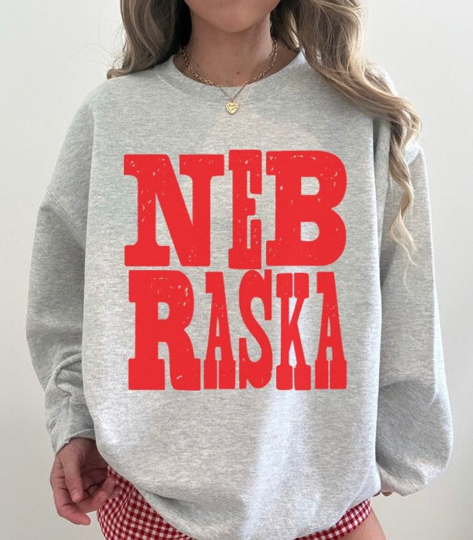 Nebraska - Red (Mixed Up States) - DTF