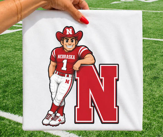 Nebraska (Leaning Mascots) - DTF
