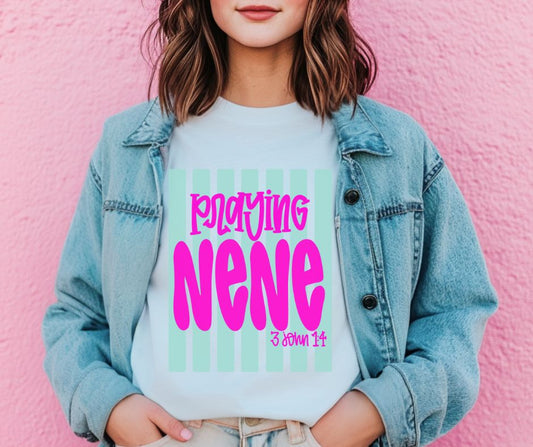 NeNe (Praying Stripes Family Names) - DTF