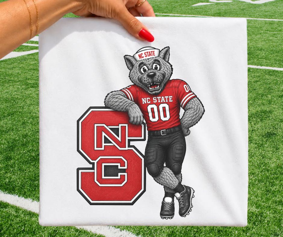 NC State (Leaning Mascots) - DTF