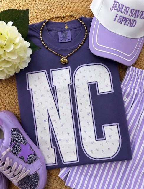North Carolina (Purple Floral State) - DTF