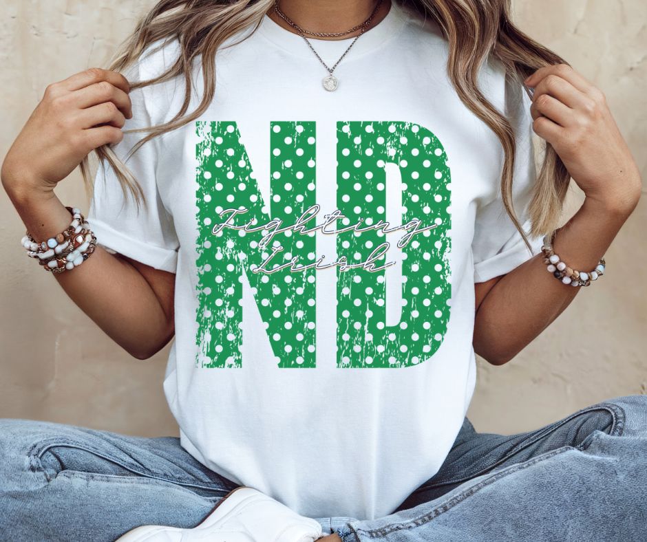 Notre Dame (Polka Dot College) - DTF