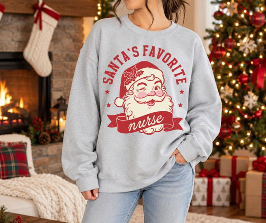Nurse (Vintage Santa's Favorite) - DTF