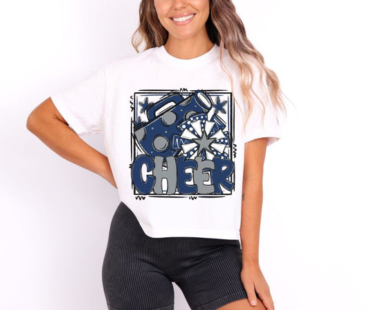 Cheer Collection (navy/gray) - DTF