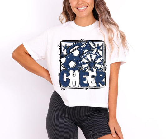 Cheer Collection (navy/white) - DTF